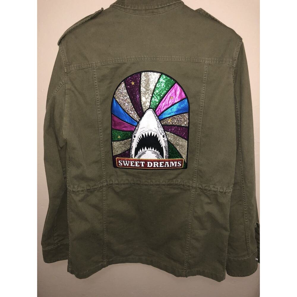 Saint Laurent Sweet Dreams Military Patch Jacket